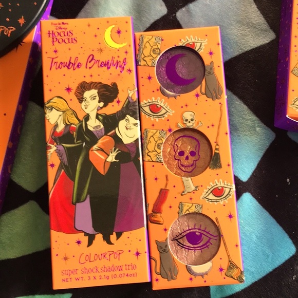 ๐๐โค๏ธ๐Colourpop x Hocus Pocus Trouble Brewing Super Shock Shadow trio !BNIB! - Picture 2 of 9